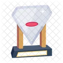 Flat Style Icon Of A Rewards Symbol