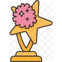 Trophy Cheerleading Competition Icon