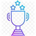 Trophy and stars  Icon