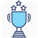 Trophy And Stars Icon