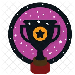 Trophy Award Logo Icon