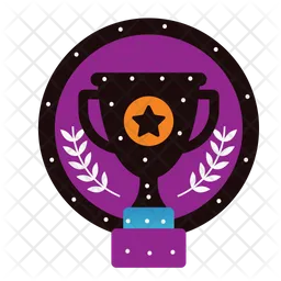 Trophy Award Logo Icon