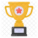 Star Trophy Winning Cup Prize Icon