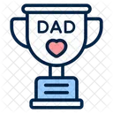 Trophy Fathers Day Father Icon