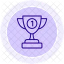Trophy Prize Black Outline Icon Icon