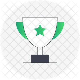 Trophy With A Star  Icon