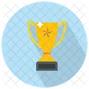 Trophy With A Star Trophy Award Icon