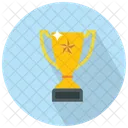Trophy With A Star Trophy Award Icon