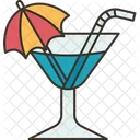 Tropical Cocktail Drink Icon