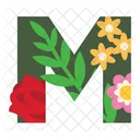 Tropical Alphabet M  Icon