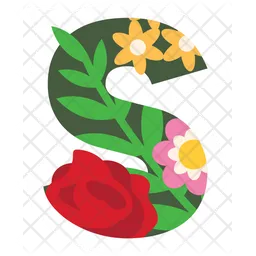 Tropical Alphabet S  Icon