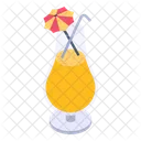 Summer Drink Tropical Drink Fresh Juice Icon
