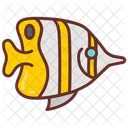 Tropical Fish Marine Animal Ornamental Fish Icon