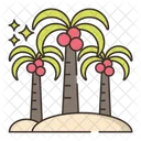 Tropical Forest Nature Tree Icon