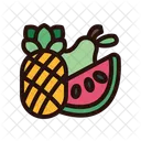 Tropical Fruit Local Produce Authentic Icon