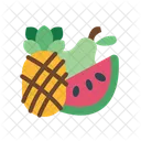 Tropical Fruit Local Produce Authentic Icon