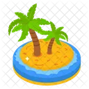 Tropical Land  Icon