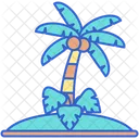 Tropical Landscaping Tropical Summer Icon