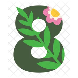 Tropical Number Eight  Icon