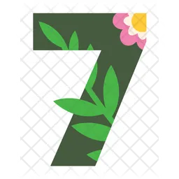 Tropical Number Seven  Icon