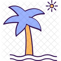 Tropical place  Icon