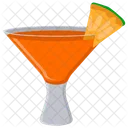 Tropical Sunset Mai Tai Palm Punch Icon