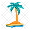 Palm Tree Tropical Tree Tropical Island Icon