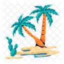Palm Tree Tropical Tree Tropical Island Icon