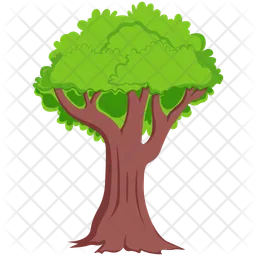 Tropical tree elements  Icon