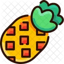 Tropisch Obst Ananas Symbol