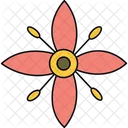 Tropische Blume  Symbol