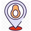 Tropische Anstecknadel  Symbol