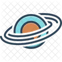 Trou Noir Galaxie Univers Icône