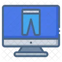 Trousers Monitor Screen Icon