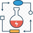 Trovao No Copo Tubo De Ensaio Produto Quimico Icon