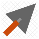 Spoon Cement Triangle Icon