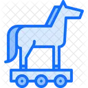 Troyano Caballo Virus Icono