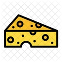 Trozo de queso  Icono