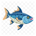 Vector De Pesca Iconos De Peces Criatura Marina Icono