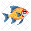 Vector De Pesca Iconos De Peces Criatura Marina Icono