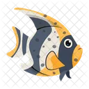 Vector De Pesca Iconos De Peces Criatura Marina Icono