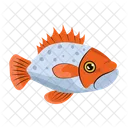 Vector De Pesca Iconos De Peces Criatura Marina Icono