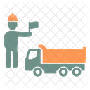 Truck Construction Architecture Icon