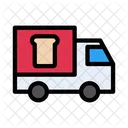 Truck Bakery Delivery Icon