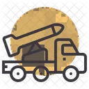 Truck Military Rocket Icon