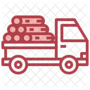 Truck Wooden Log Icon