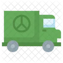 Truck Refugee Transportation Icon