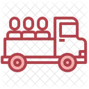Truck Transportation Run Icon