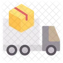 Truck Box Shipping Icon