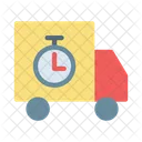 Truck Stopwatch Time Icon